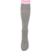 Stapp Horse Riding Socks Born To Ride Horses Light Grey