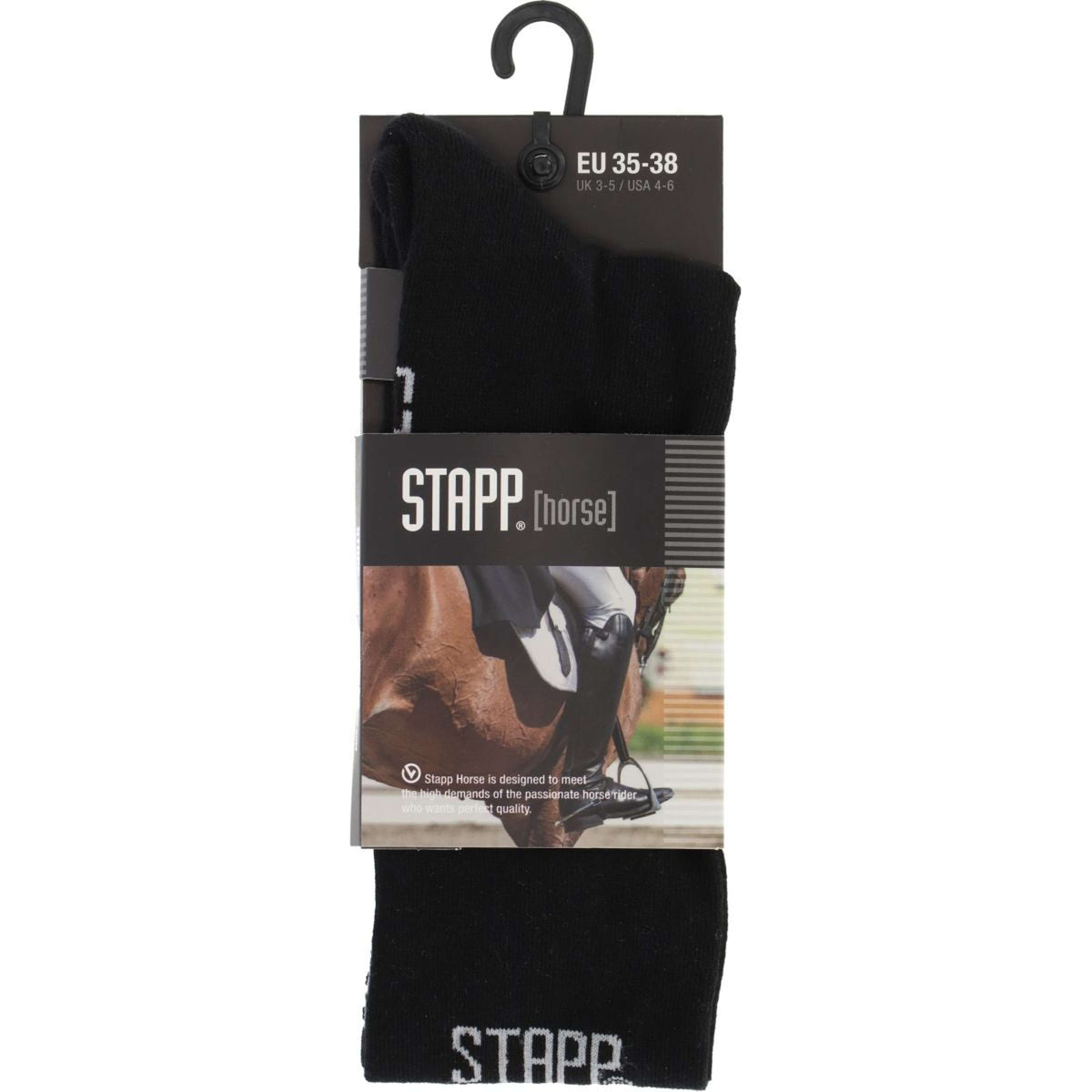 Stapp Horse Riding Socks Born To Ride Horses Black