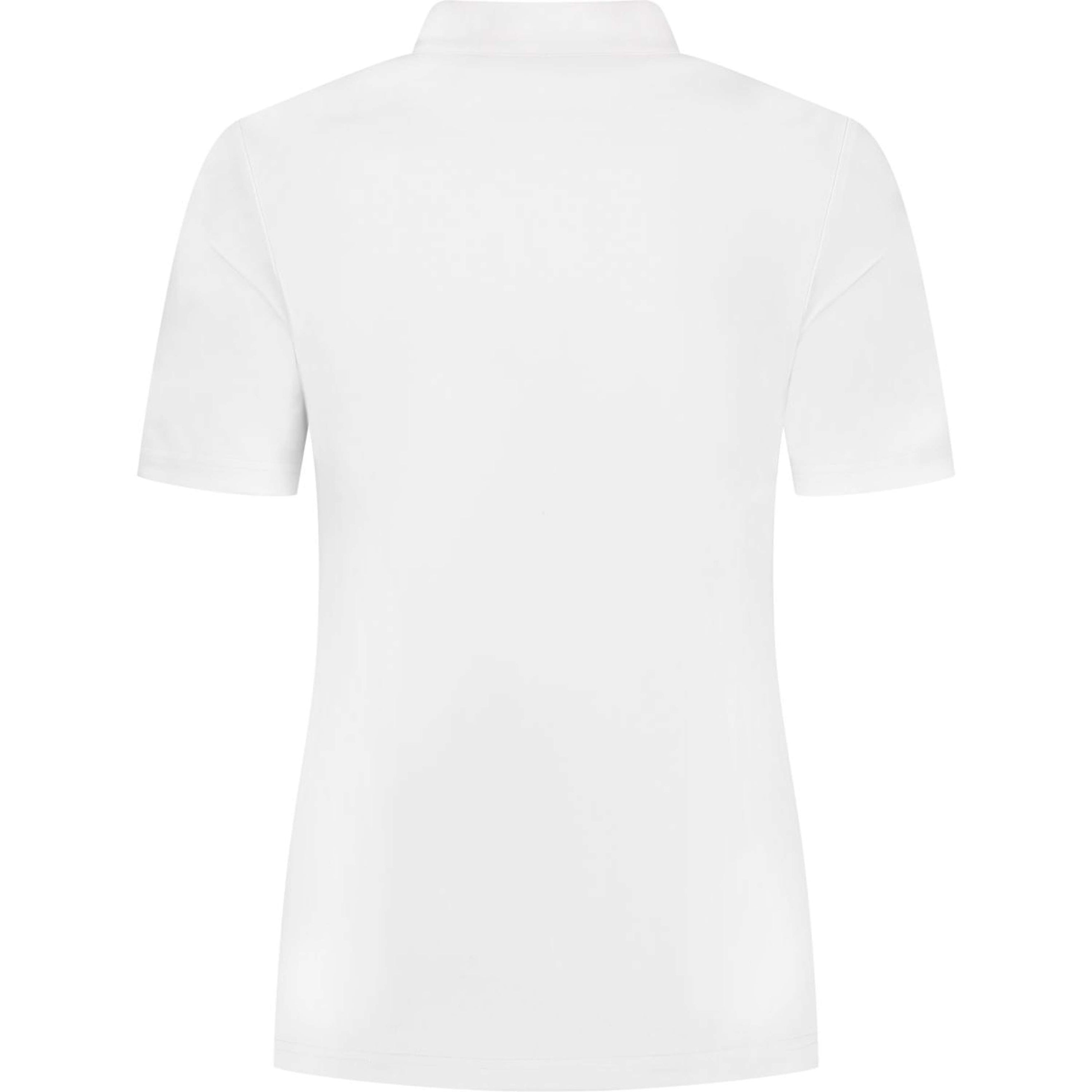 Mrs. Ros Competition Shirt Jacquard Short Sleeves White