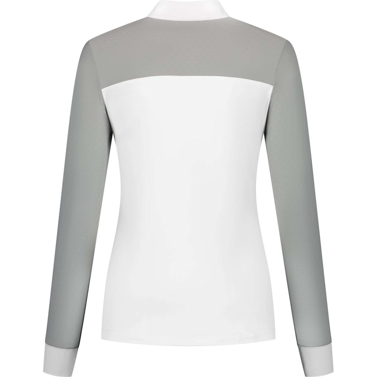 Mrs. Ros Competition Shirt Jacquard Long Sleeves White