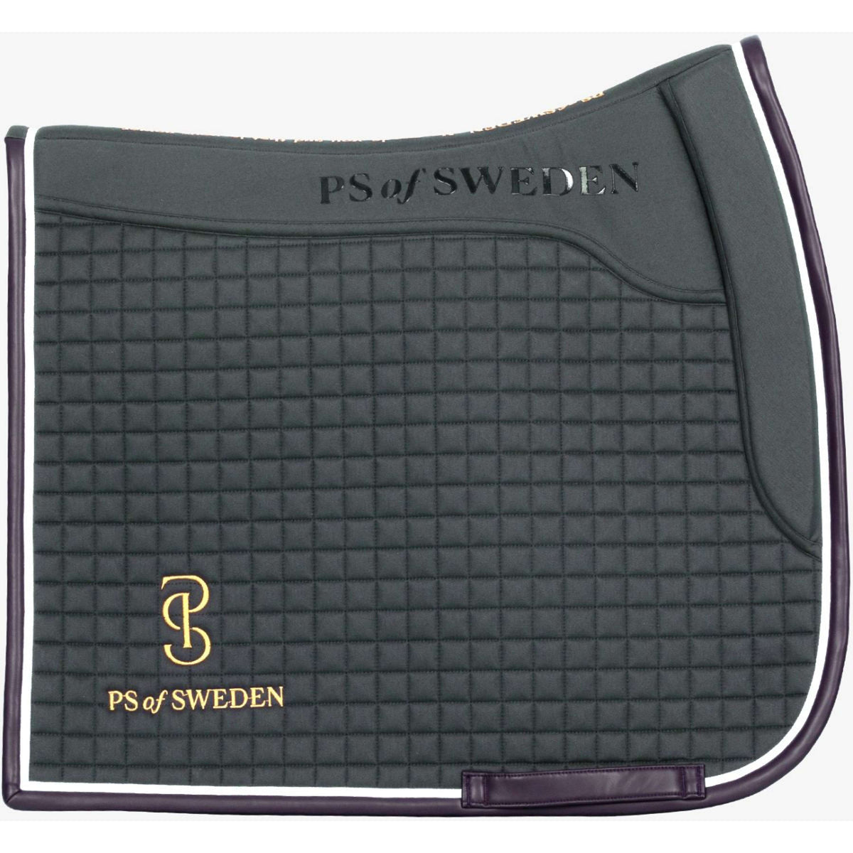 PS of Sweden Saddlepad Elite Edge Dressage DarkGrey