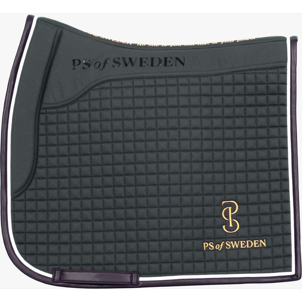 PS of Sweden Saddlepad Elite Edge Dressage DarkGrey