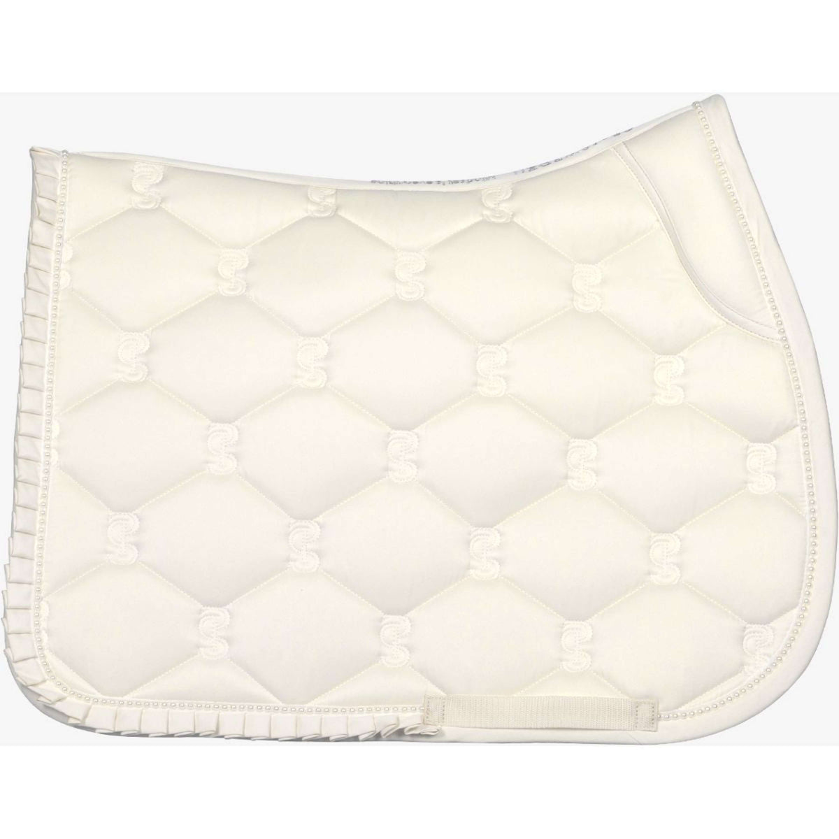 PS of Sweden Saddlepad Ruffle Pearl Jumping Off-white