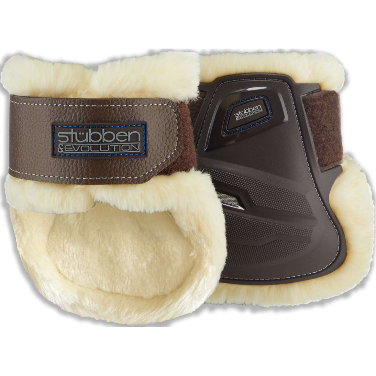 Stübben Fetlock Boots Hybrid Fleece Brown