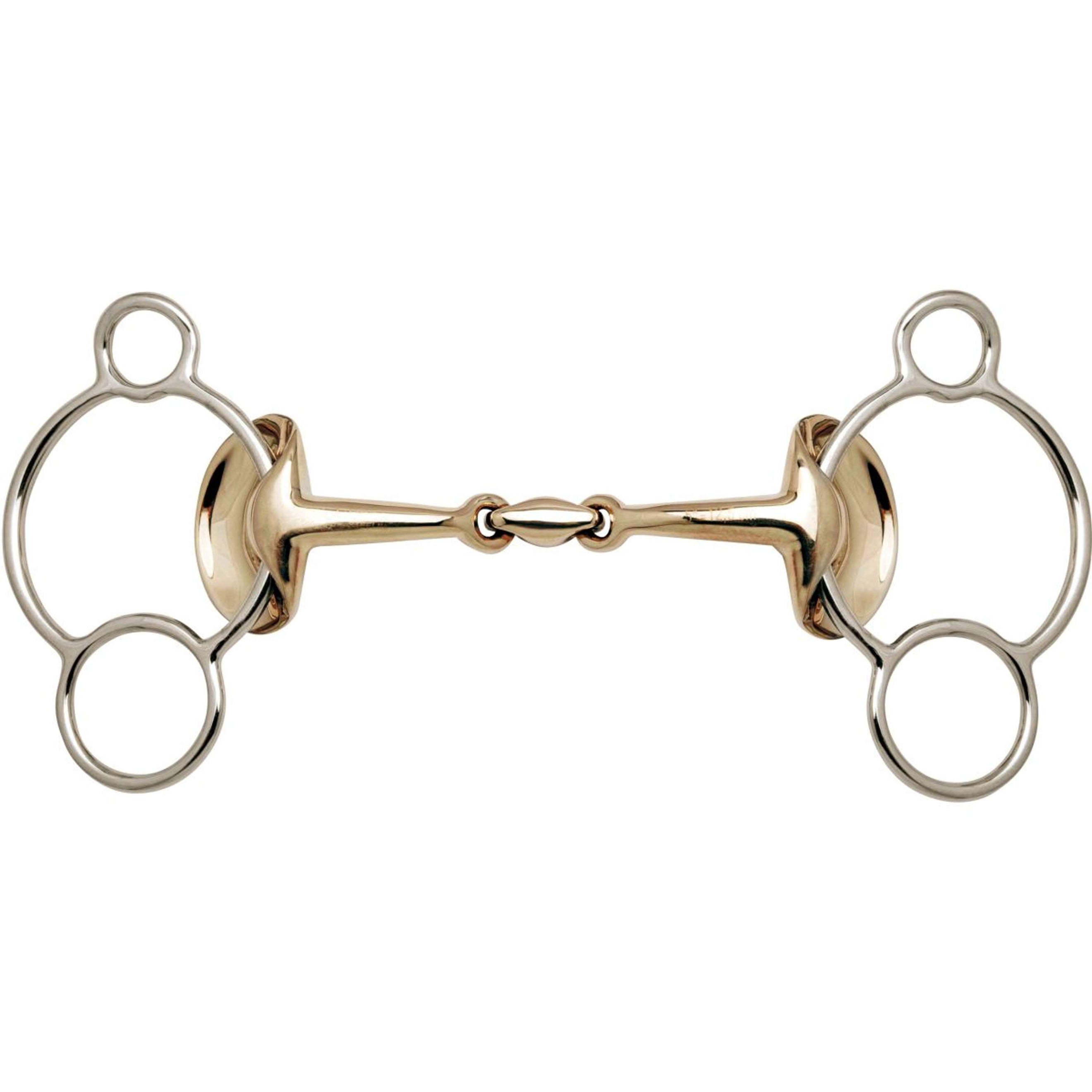 Stübben Bit Golden Wings 3-Rings Sweet Iron Stübben Bit Golden Wings 3-Rings Sweet Iron