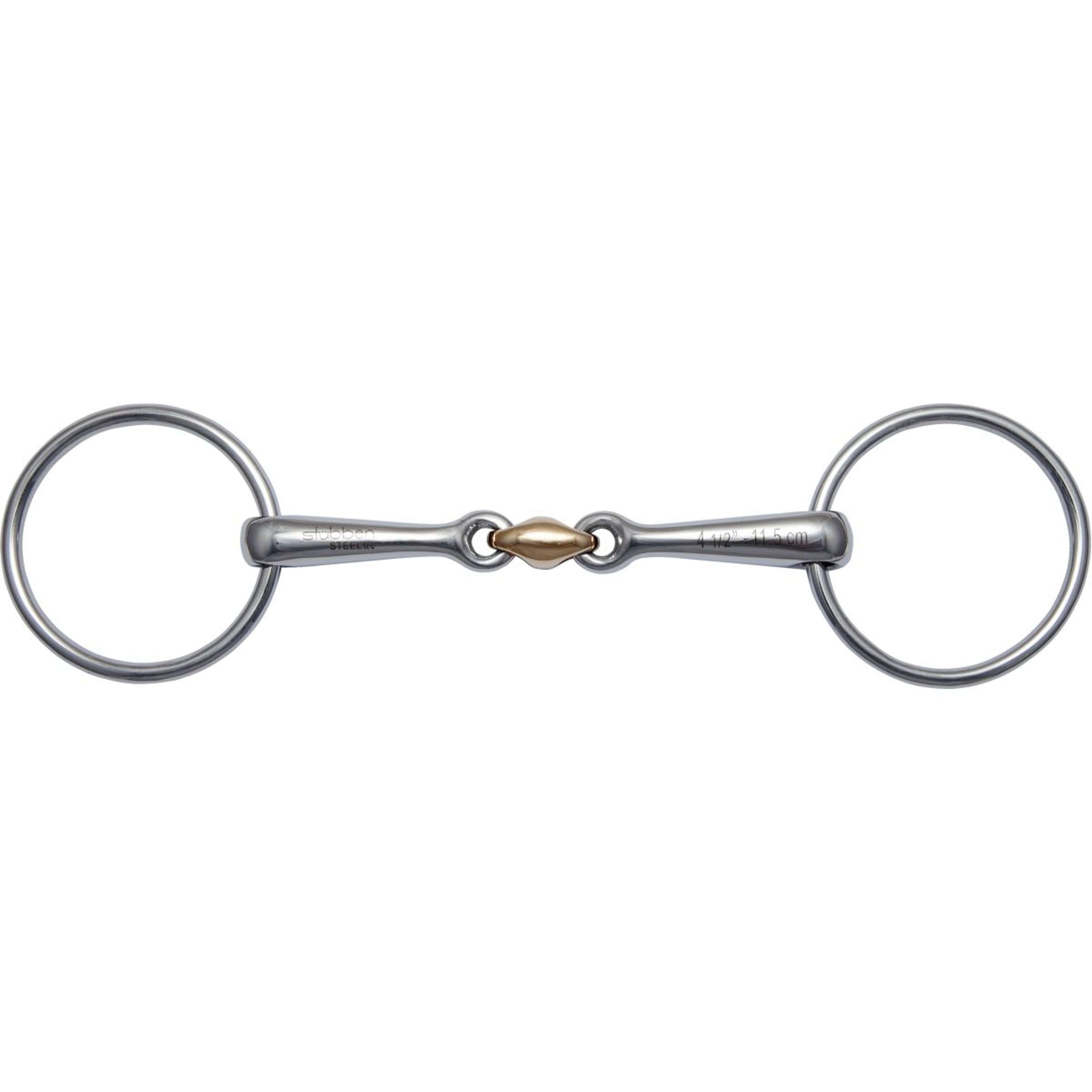 Stübben Loose Ring Snaffle / Bradoon double broken