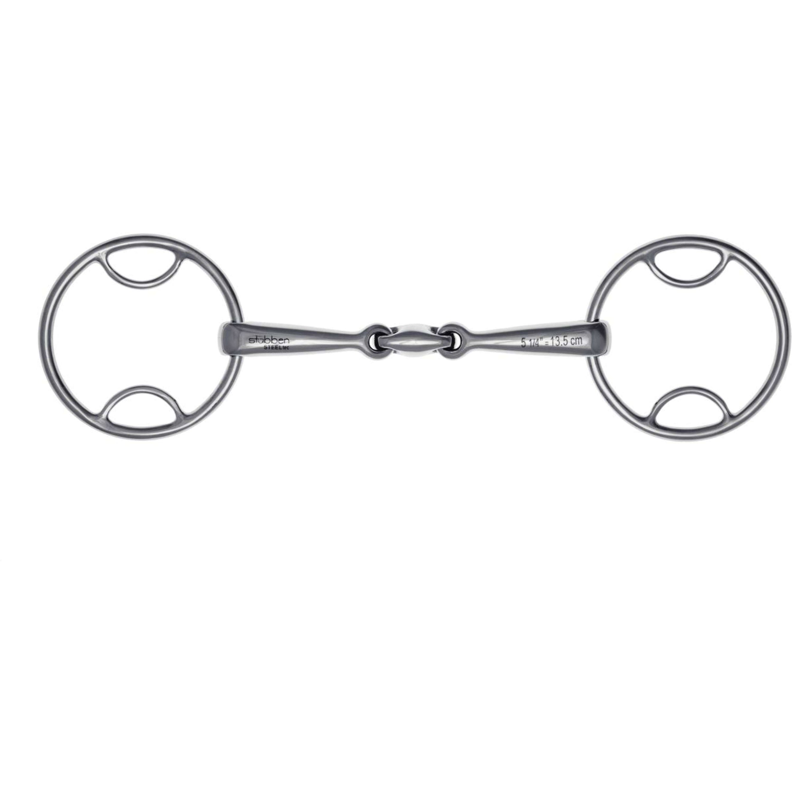 Stübben Loose Ring Snaffle Easy Control 4-rings Stainless Steel