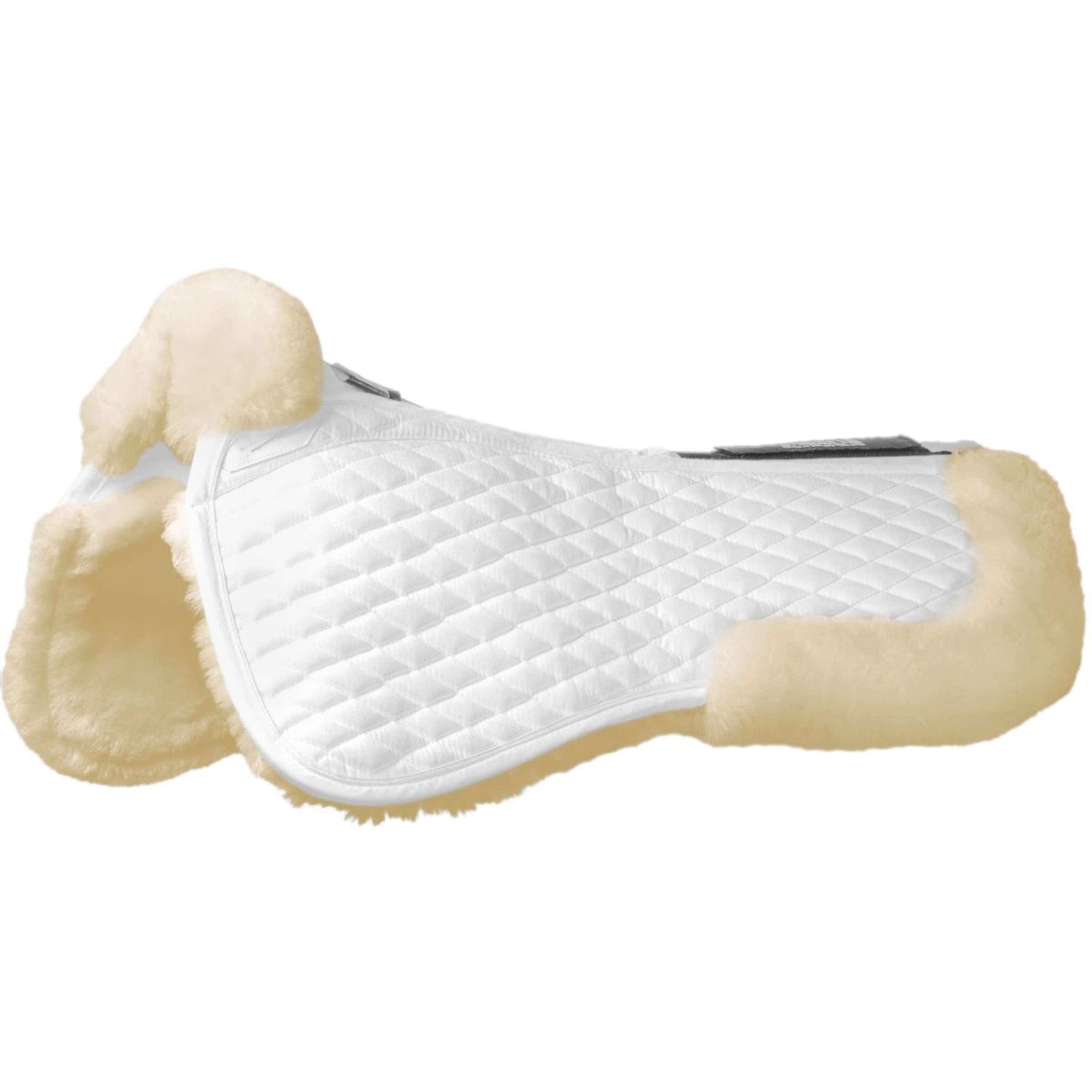 Stübben Half Pad Streamline Lambswool Dressage White