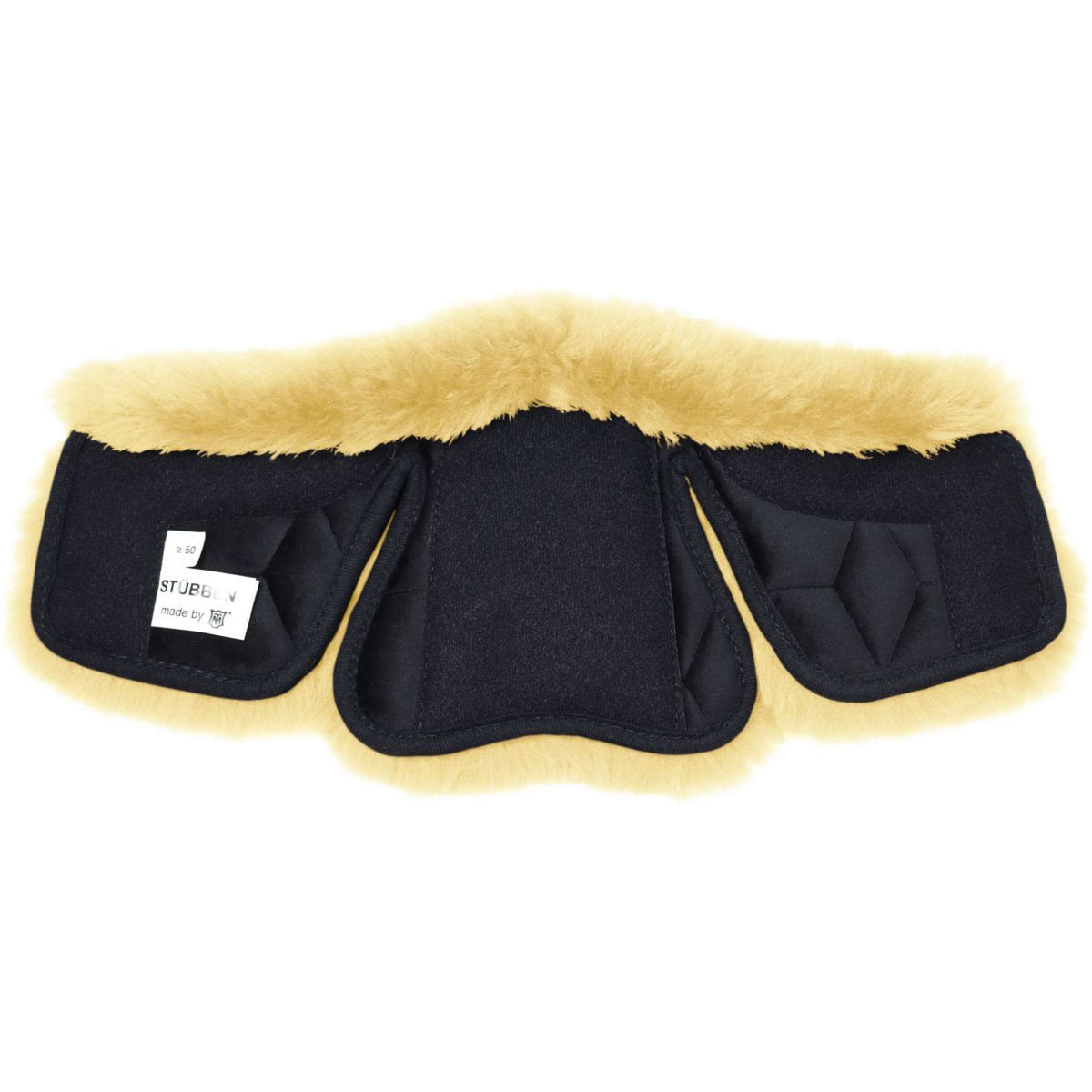 Stübben Girth Fur Cover Equi-Soft by Mattes Lambskin Natural