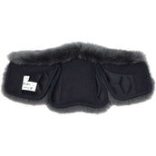 Stübben Girth Fur Cover Equi-Soft by Mattes Lambskin Graphite