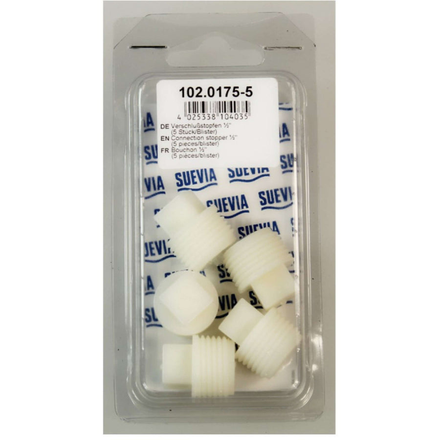 Suevia Stopper 0,5 5 Pieces White