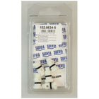 Suevia adjusting screw with O-ring 5 pieces White