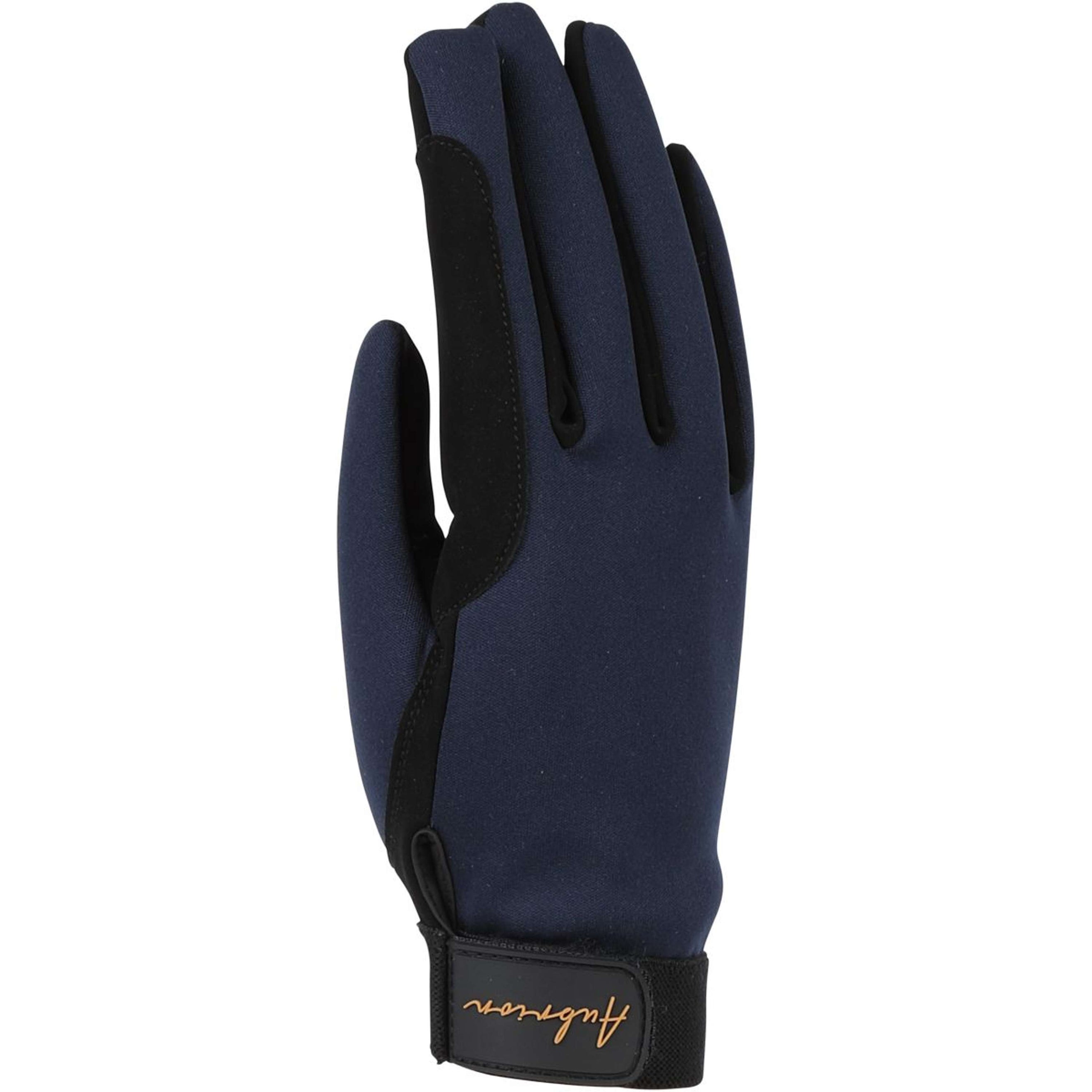 Aubrion Riding Gloves Team Winter YR Navy