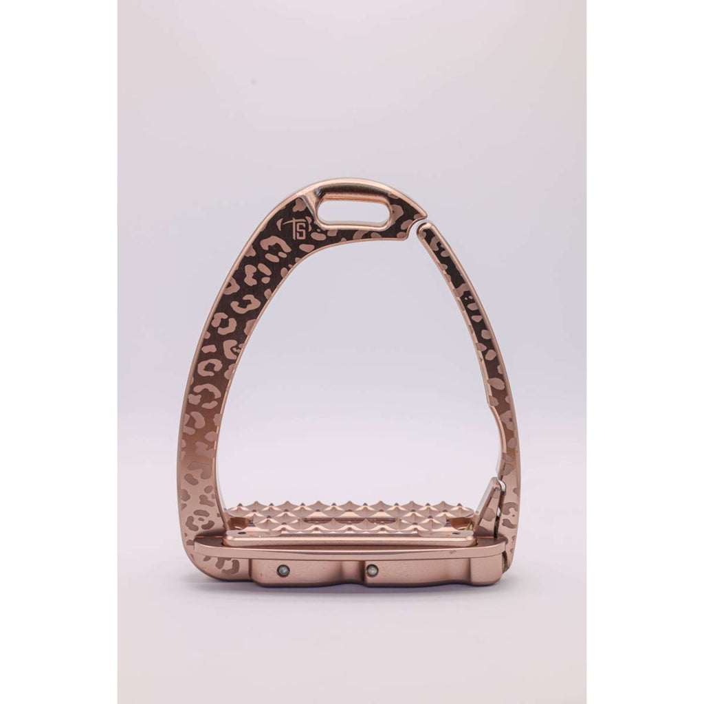 Tech Stirrups Stirrups Venice Children Leopard Rosegold