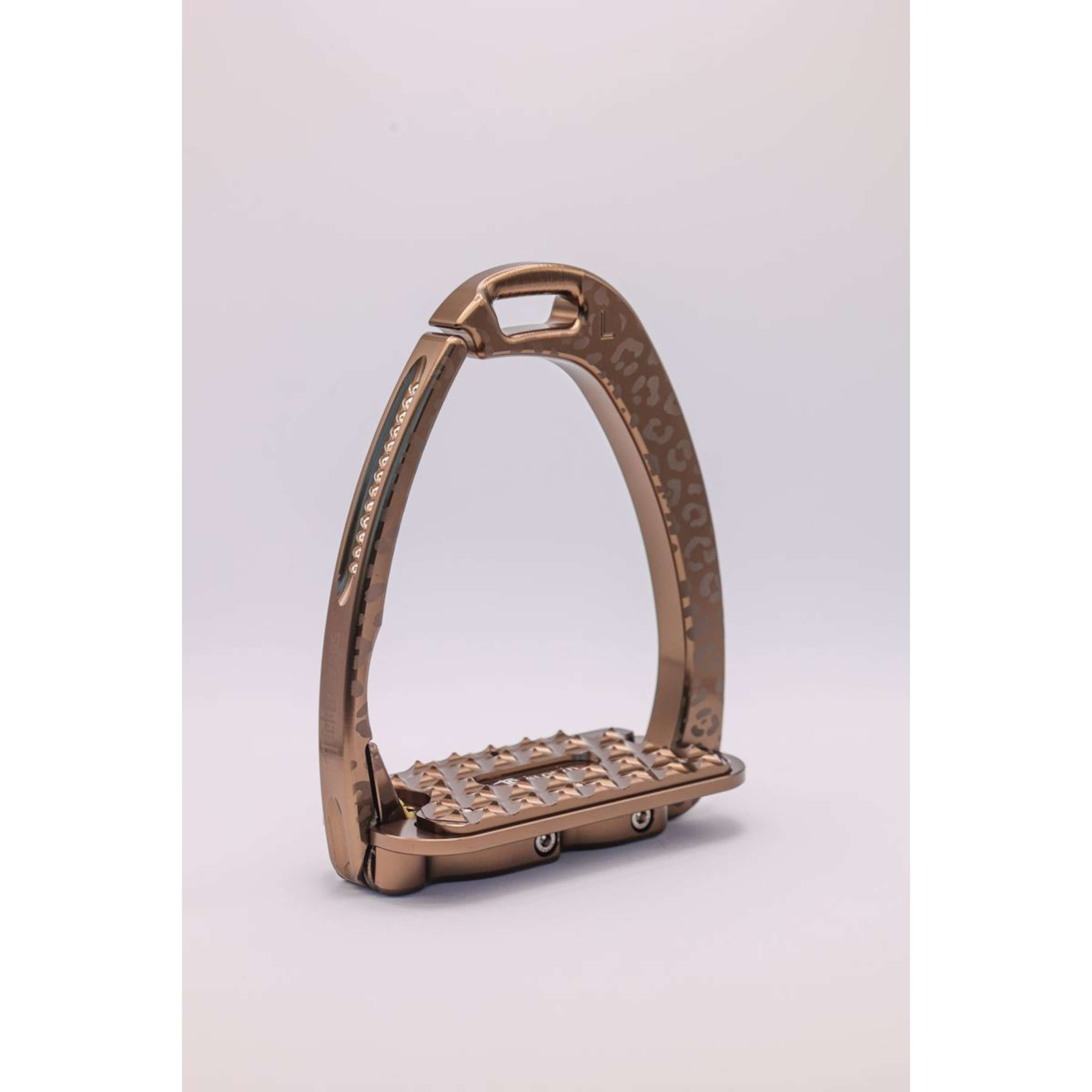 Tech Stirrups Stirrups Venice Sloped EVO Leopard Rosegold