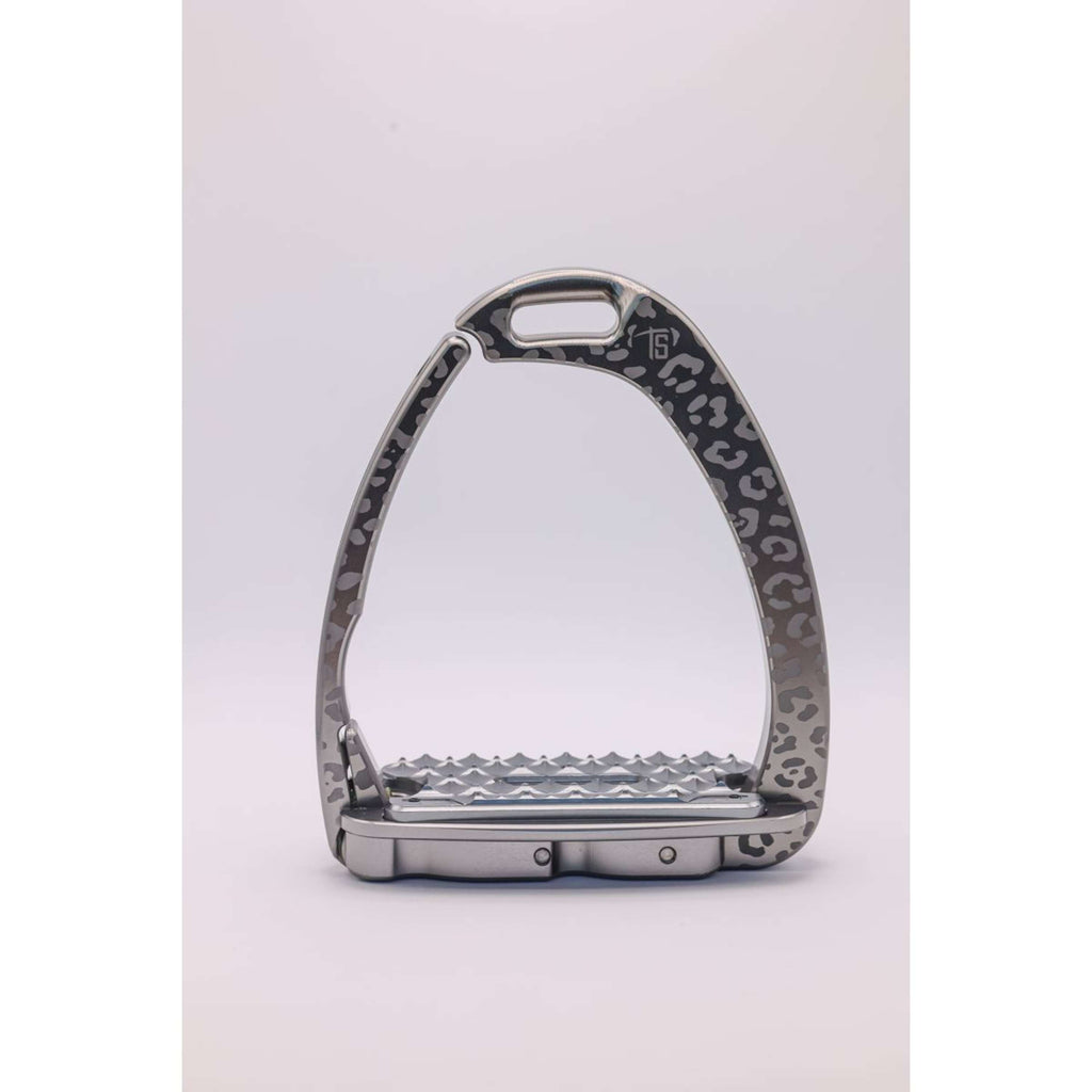 Tech Stirrups Stirrups Venice Children Leopard Titanium