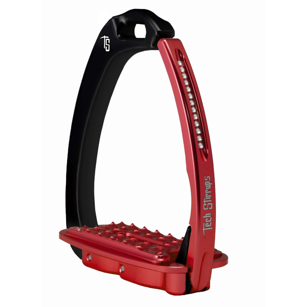 Tech Stirrups Stirrups Venice Sloped Evo Swarovski Black/Red