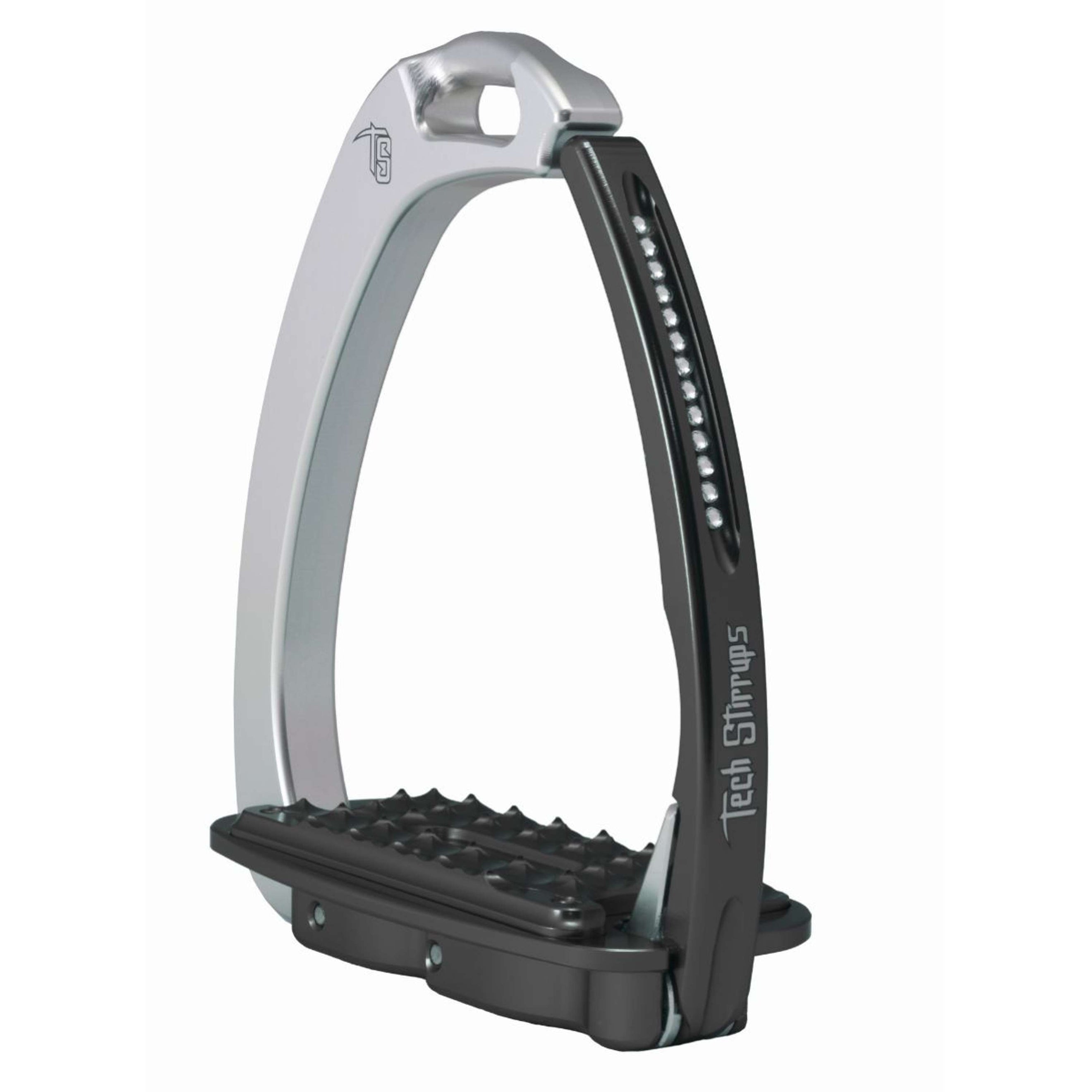 Tech Stirrups Stirrups Venice Sloped Evo Swarovski Silver/Black Tech Stirrups Stirrups Venice Sloped Evo Swarovski Silver/Black