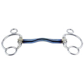 Trust Eggbut Snaffle Sweet Iron Low Port Double Jointed 16mm