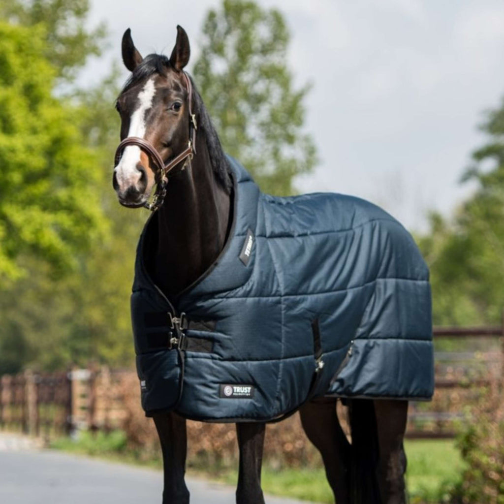 Trust Stable Rug Tetris 200g Navy