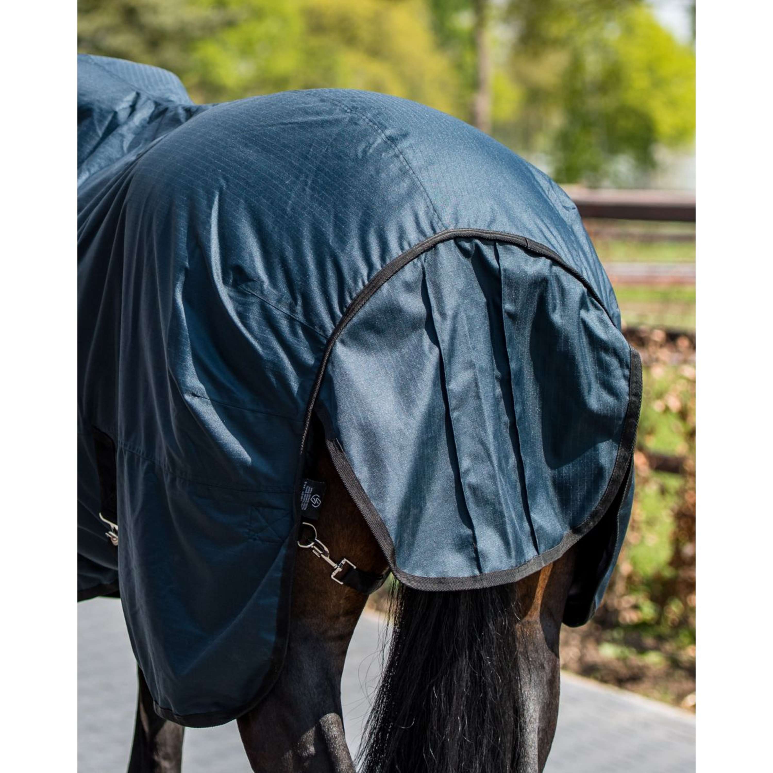 Trust Outdoor Rug Tetris 300g Navy