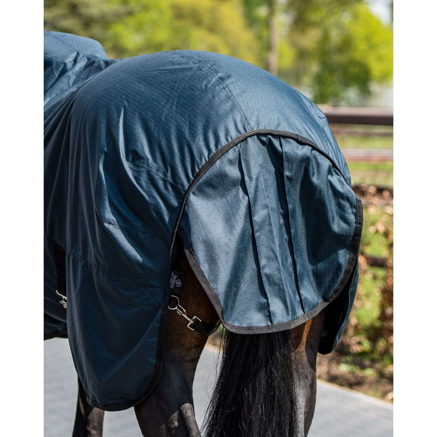 Trust Outdoor Rug Tetris 300g Navy