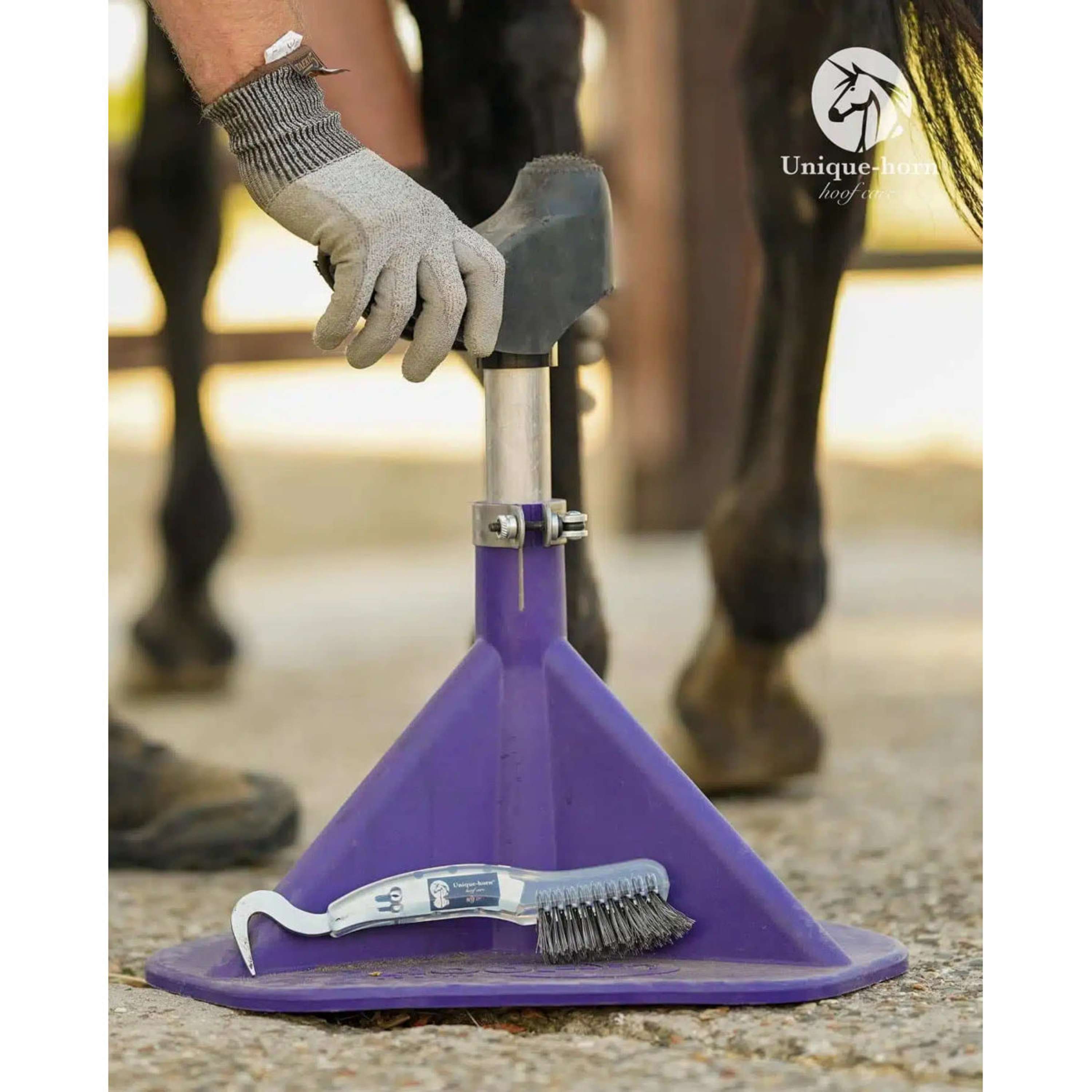 Unique-horn Hoof Pick Titan Black/Silver