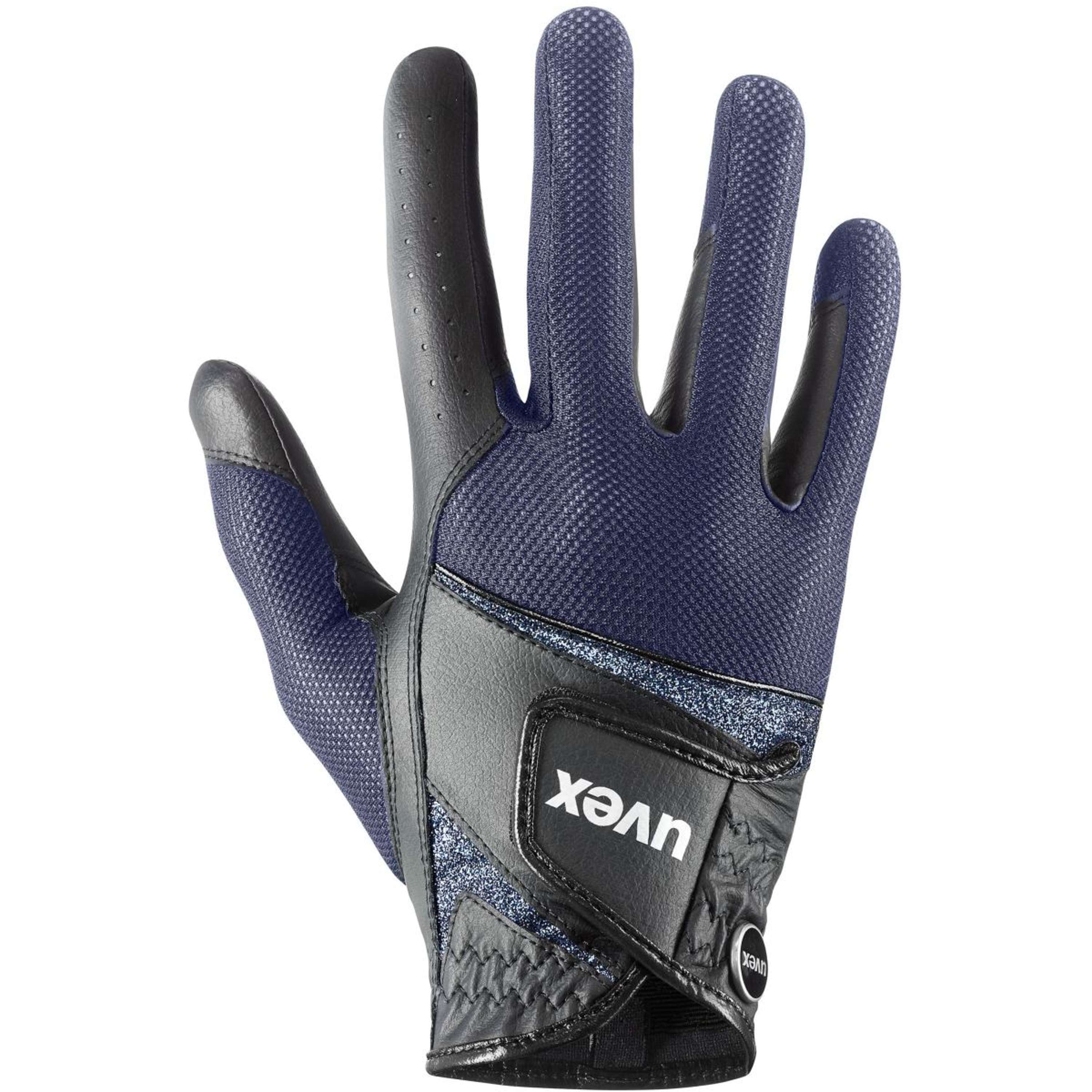 Uvex Riding Gloves Sumair Glamour Black/Blue