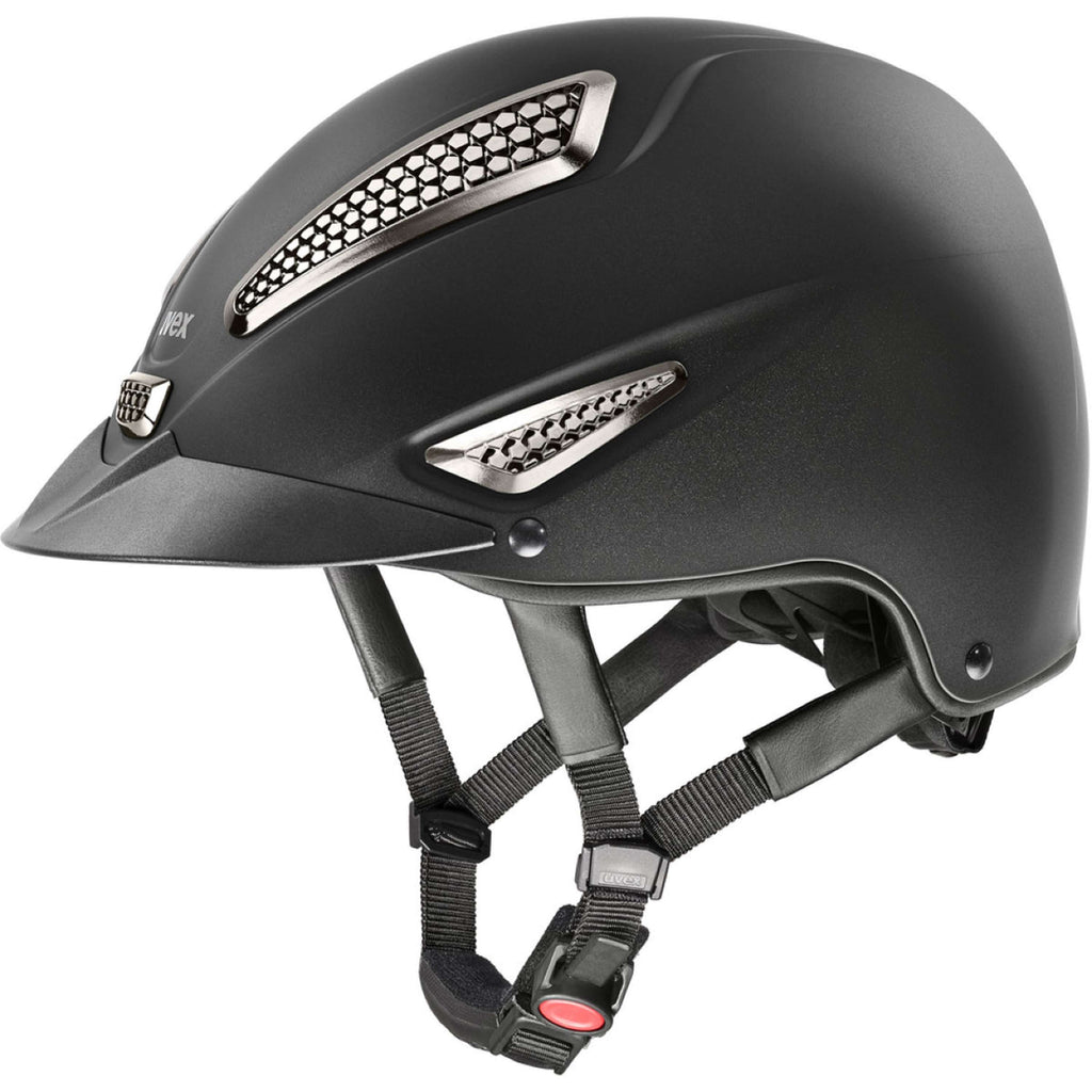 Uvex Cap Perfexxion III Chrome Black
