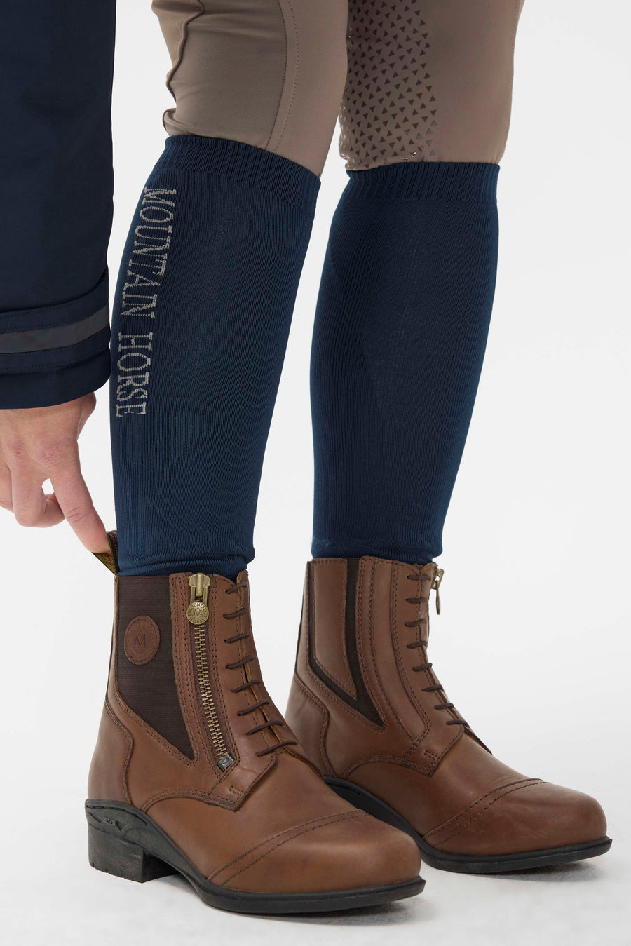 Mountain Horse Jodhpurs Valkyria Side Zip PA Brown