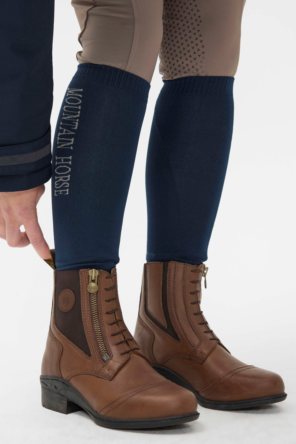 Mountain Horse Jodhpurs Valkyria Side Zip PA Brown