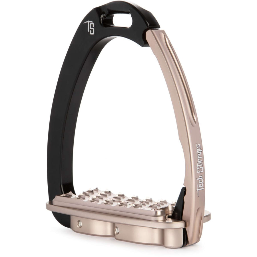 Tech Stirrups Stirrups Venice Sloped EVO Black/Rosegold