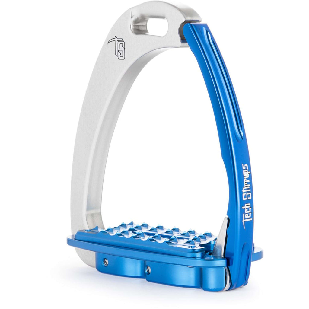 Tech Stirrups Stirrups Venice Sloped M Silver/Blue