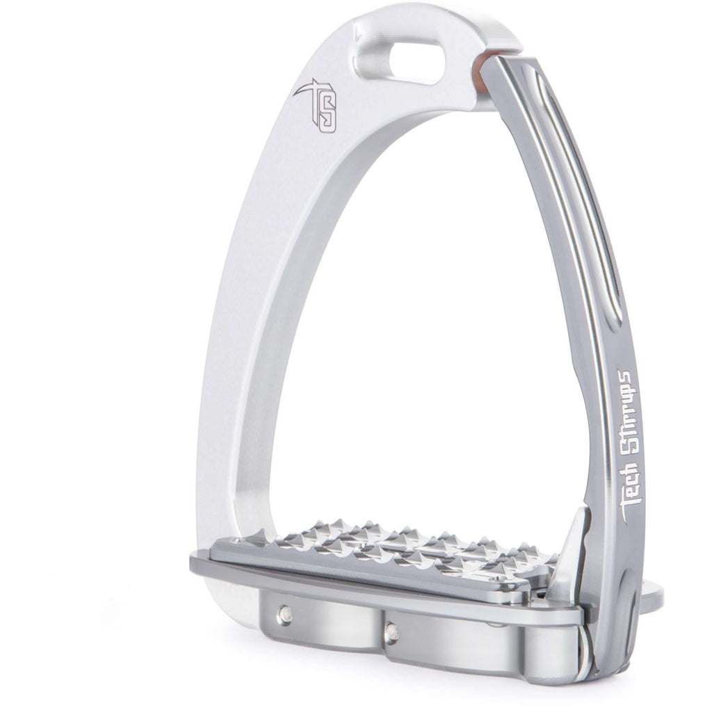 Tech Stirrups Stirrups Venice Sloped M Silver/Titanium