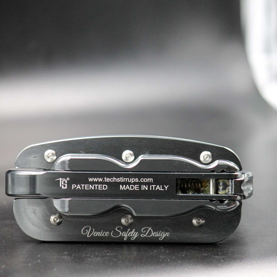 Tech Stirrups Stirrups Venice Sloped EVO Silver/Pink