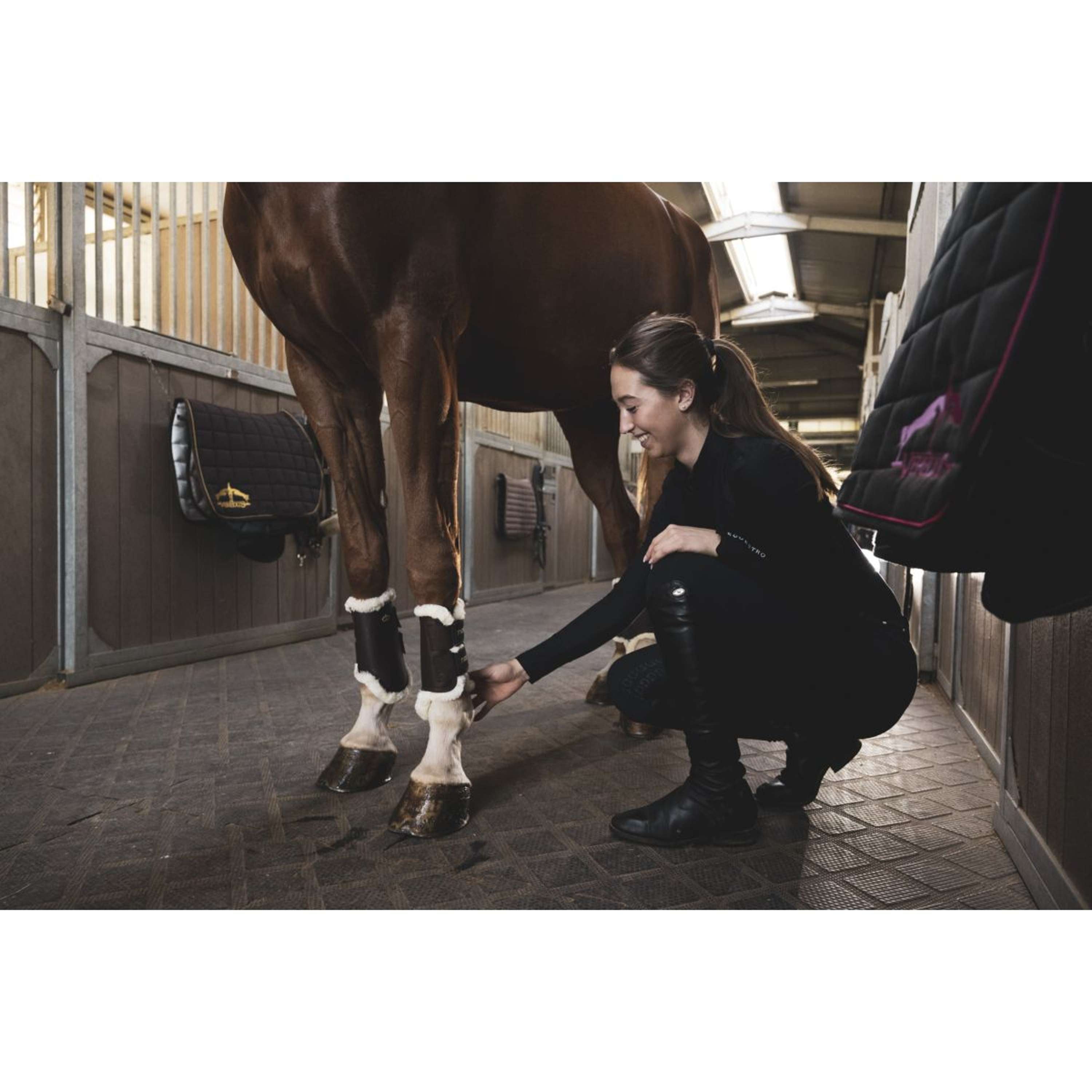 Veredus Leg Protectors TRB Save the Sheep Front Black