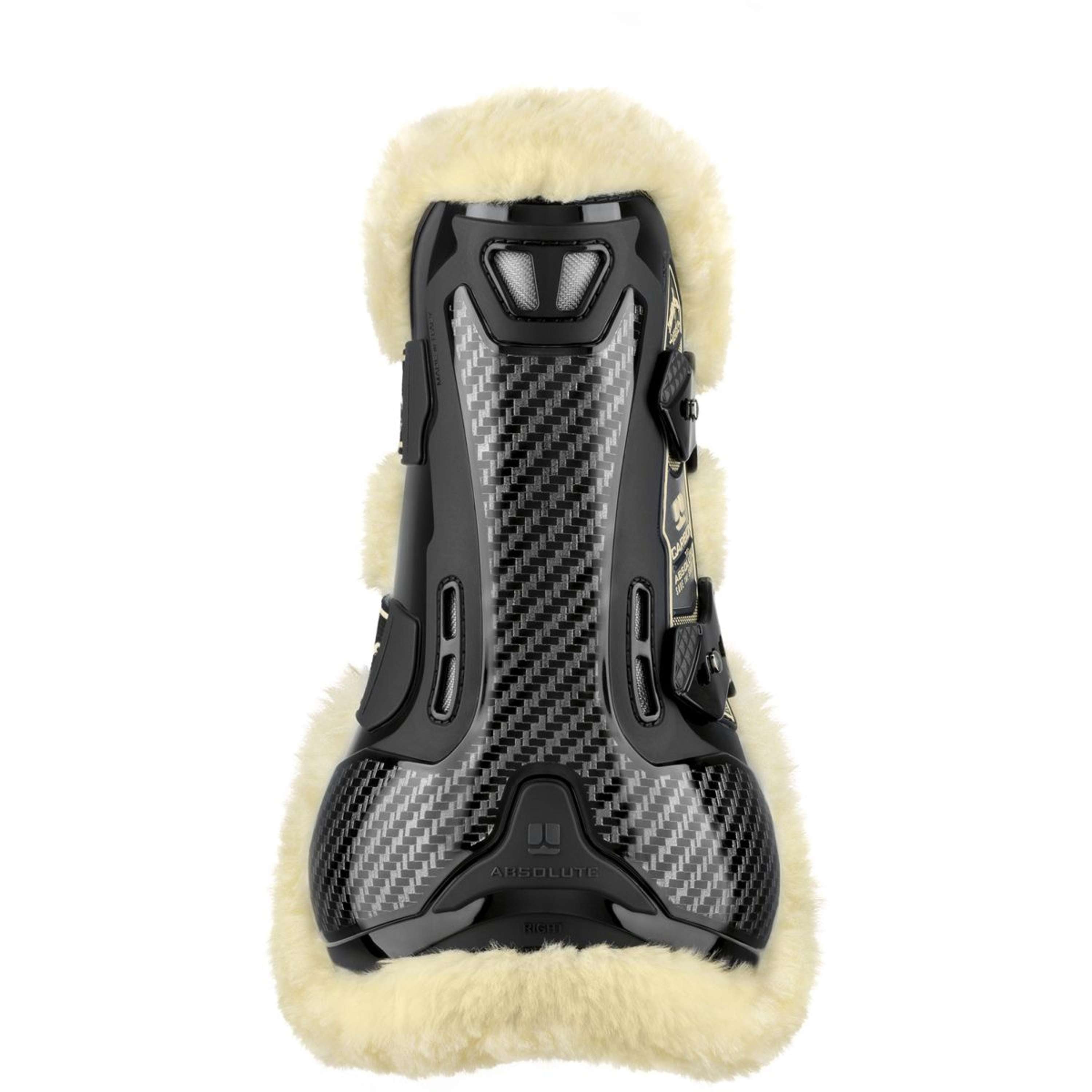 Veredus Tendon Boots Carbon Gel Absolute Save the Sheep Front Black