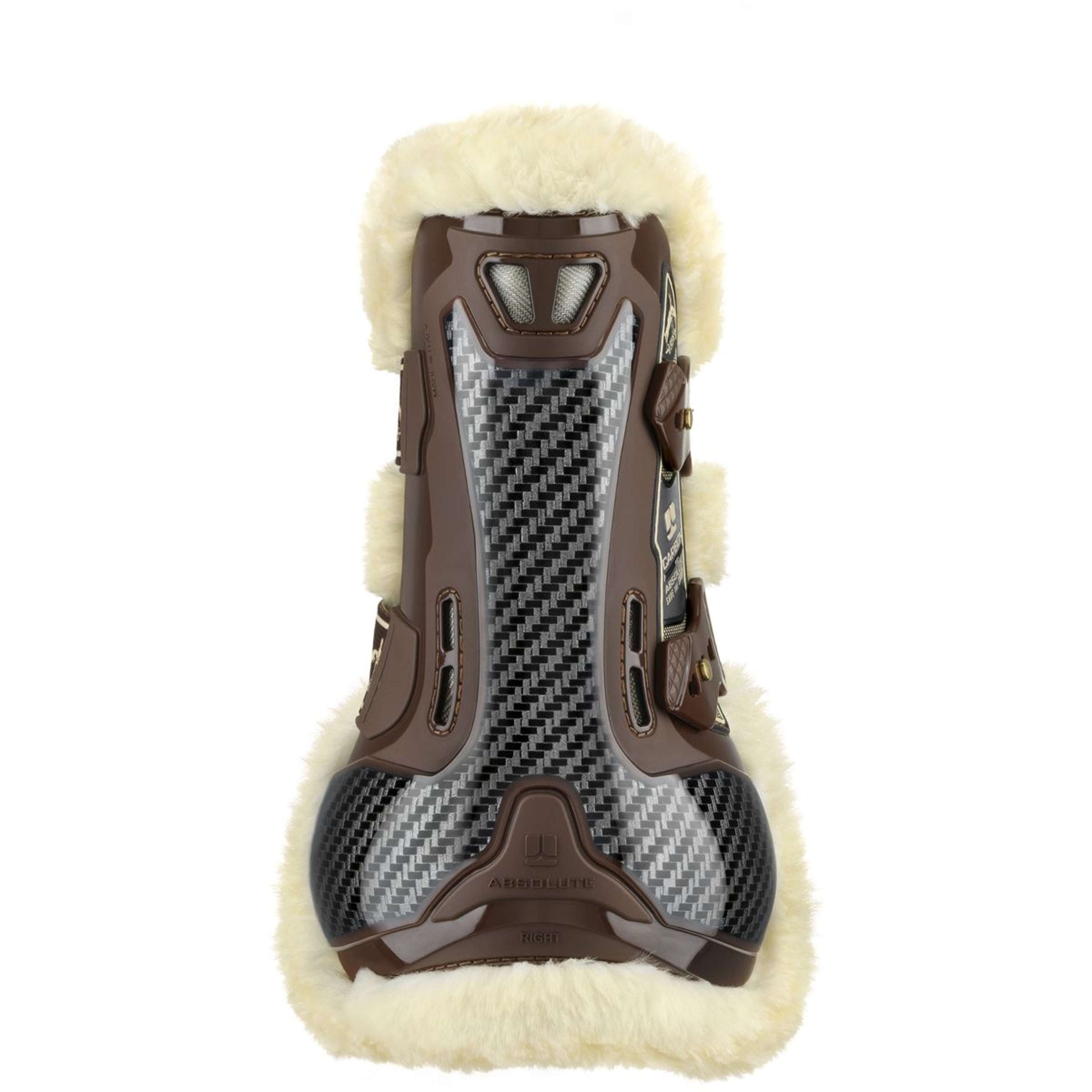 Veredus Tendon Boots Carbon Gel Absolute Save the Sheep Front Brown