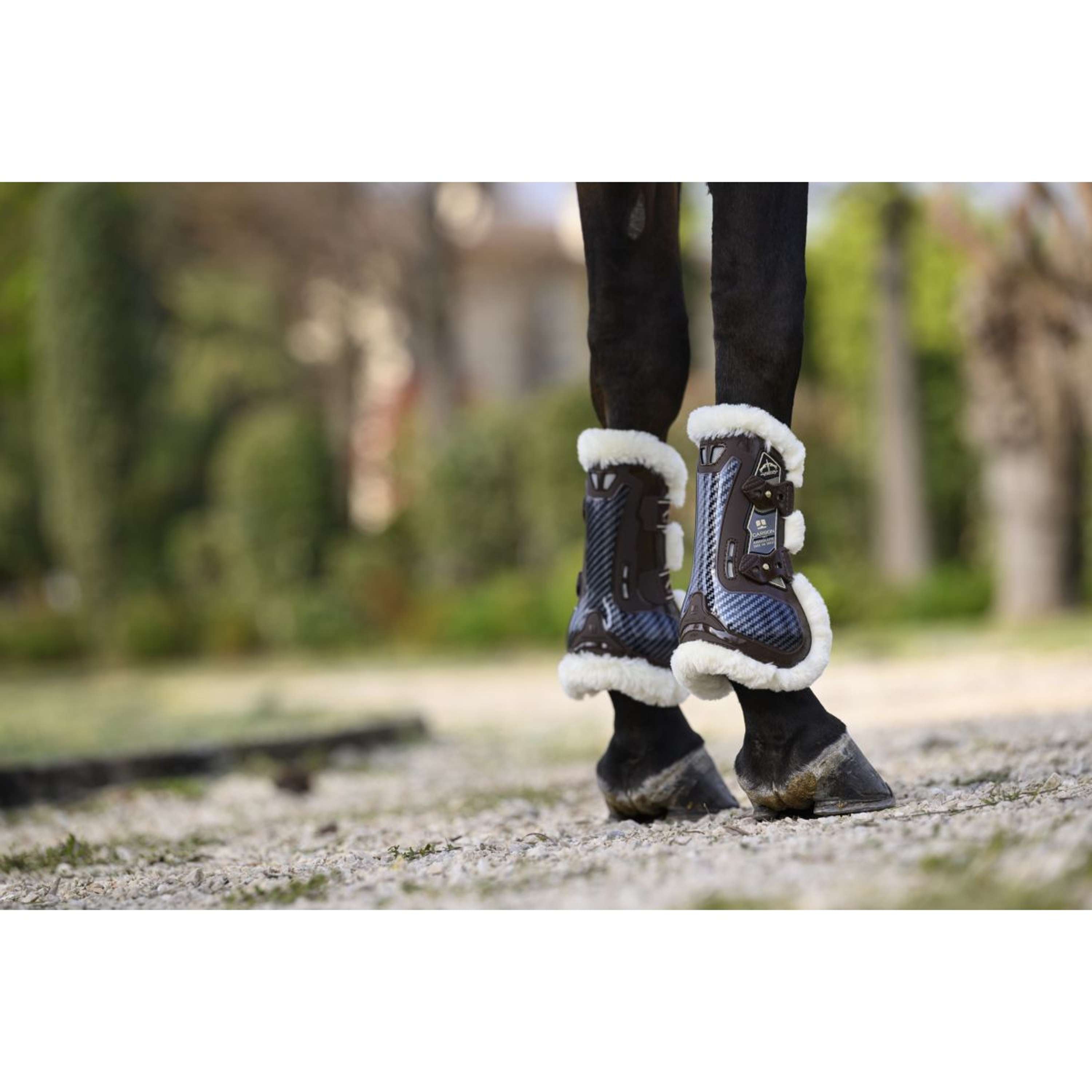 Veredus Tendon Boots Carbon Gel Absolute Save the Sheep Front Brown