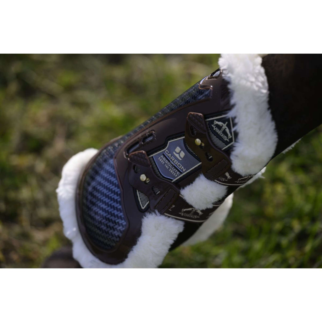 Veredus Tendon Boots Carbon Gel Absolute Save the Sheep Front Brown