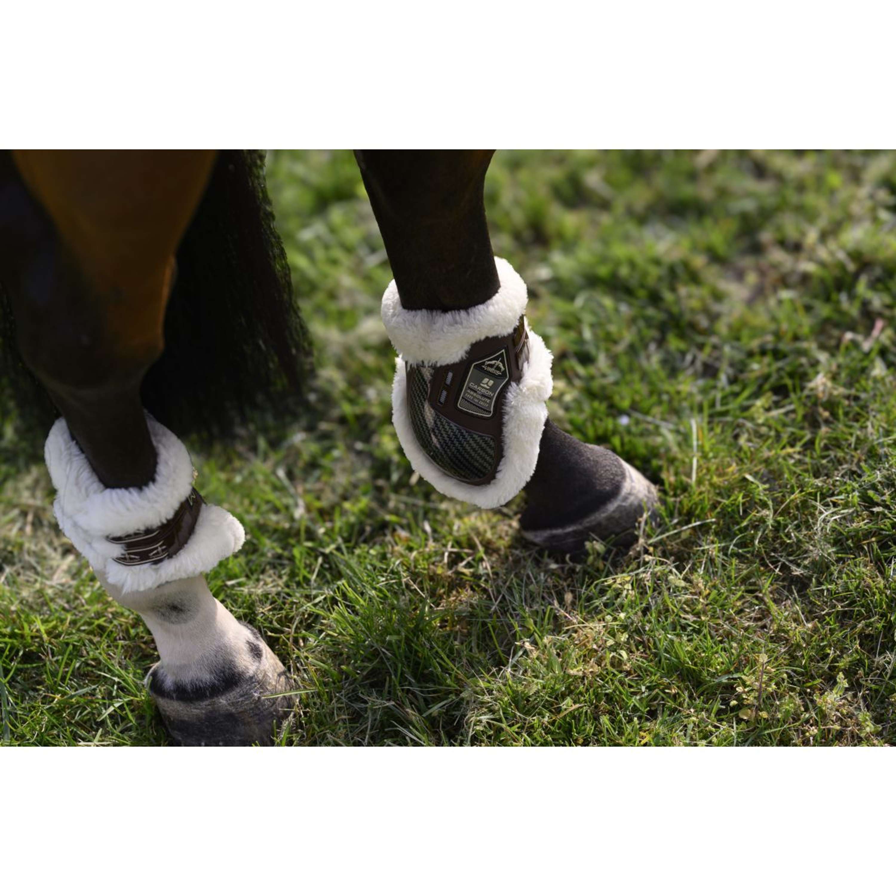 Veredus Fetlock Boots Carbon Gel Absolute Save the Sheep Rear  Brown