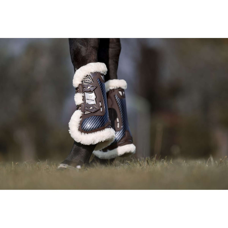 Veredus Tendon Boots Carbon Gel Absolute Save the Sheep Front Brown