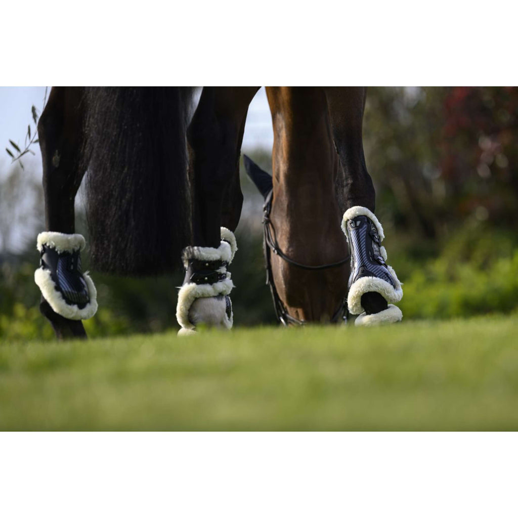Veredus Tendon Boots Carbon Gel Absolute Save the Sheep Front Black