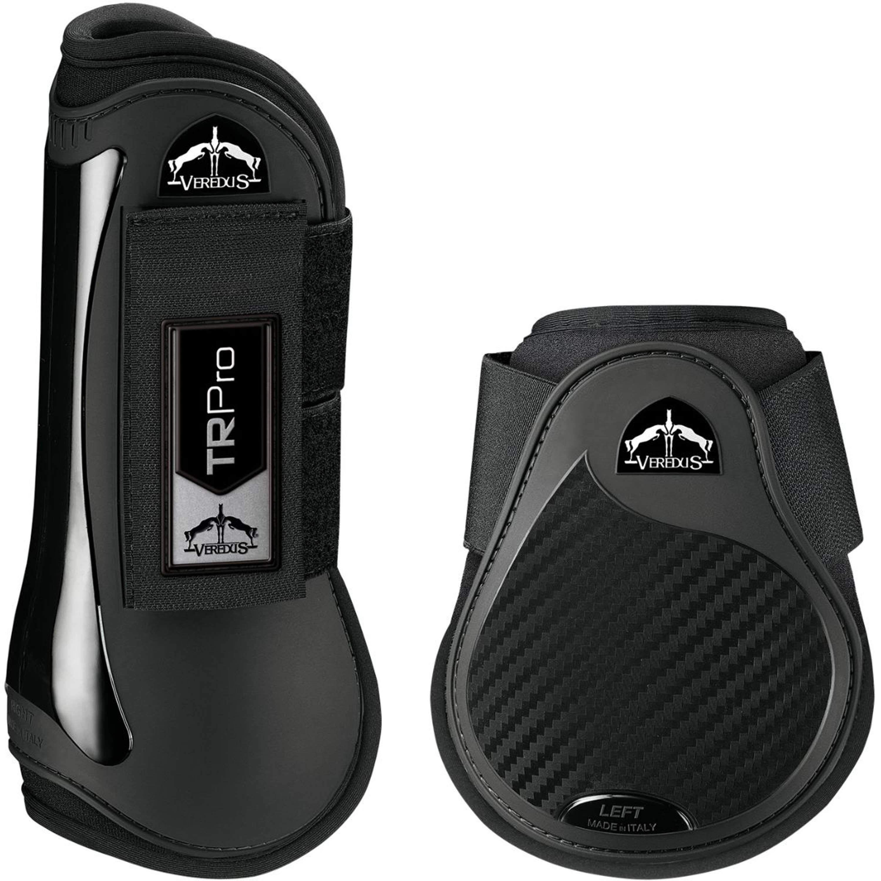 Veredus Tendon Boots TR PRO Front Black