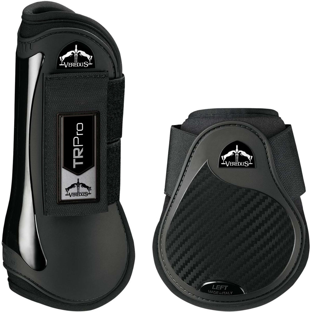 Veredus Tendon Boots TR PRO Front Black