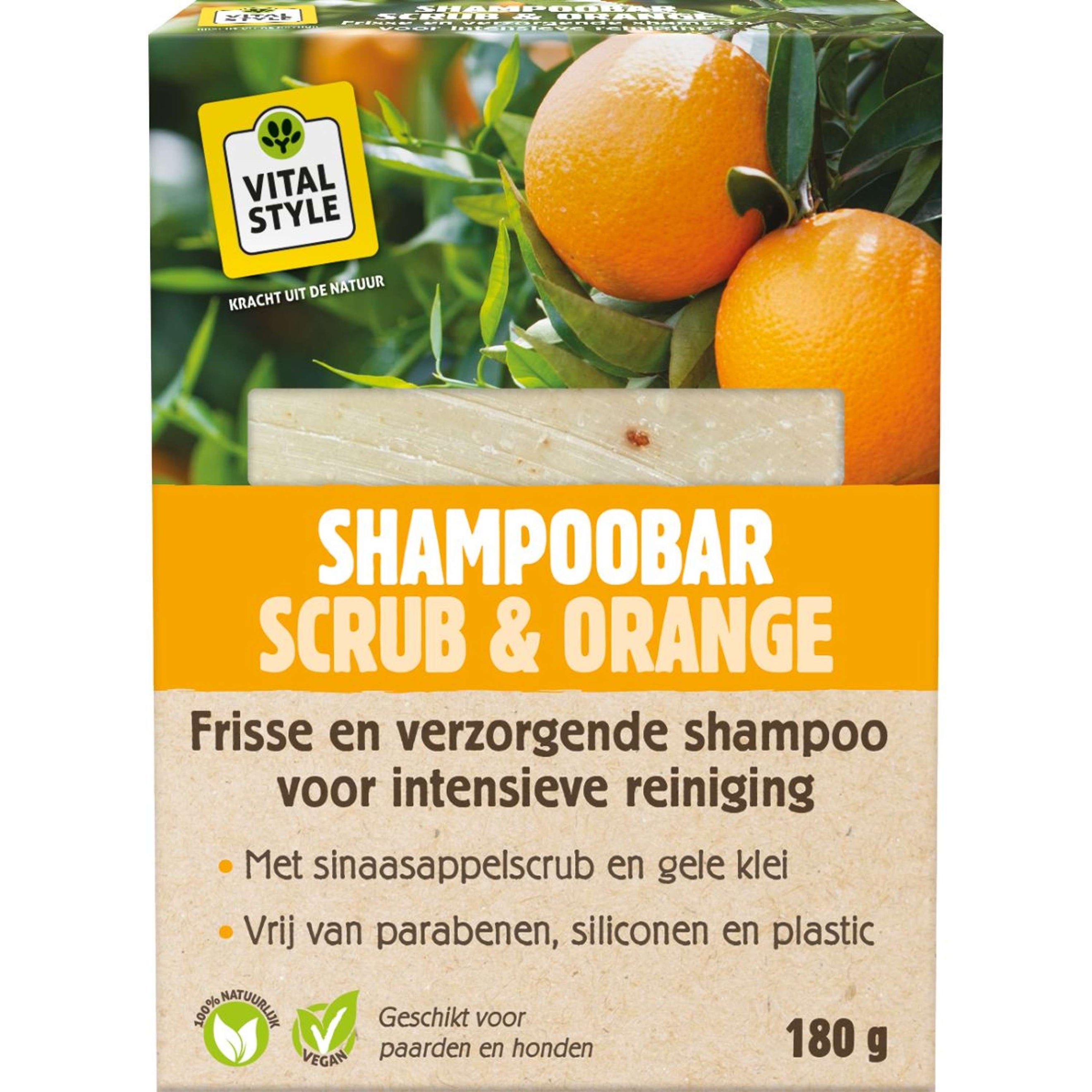 VITALstyle Shampoo Bar Scrub & Orange