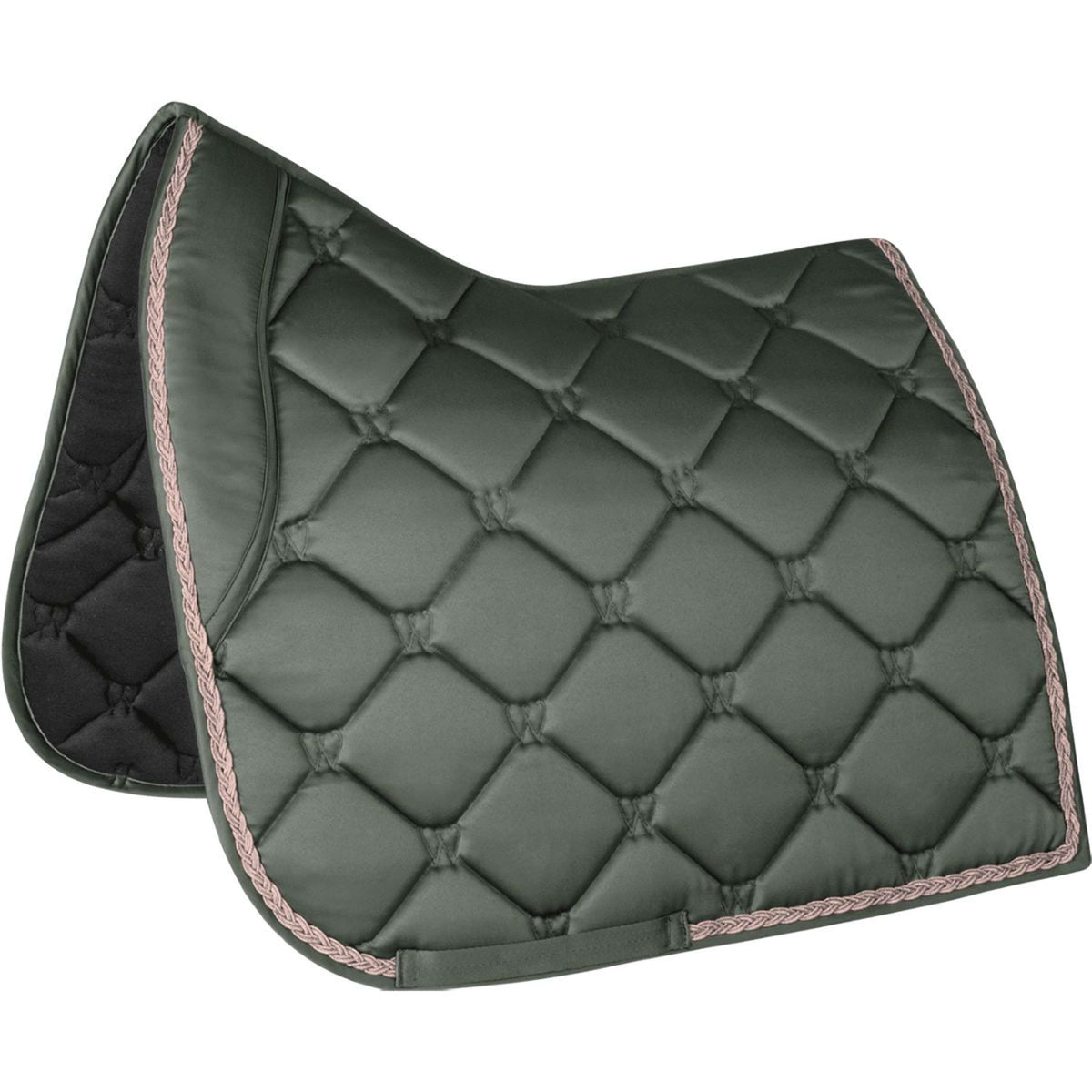 Waldhausen Saddlepad Valencia General Purpose dark olive/Rosegold