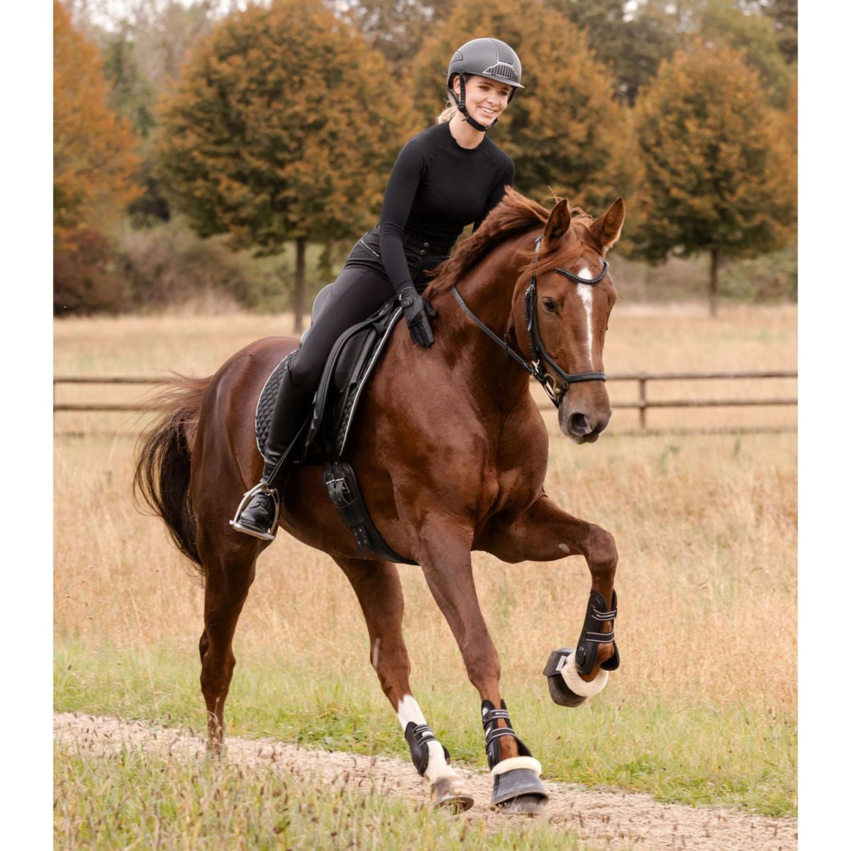 Waldhausen Saddlepad Felix Glam Dressage Black