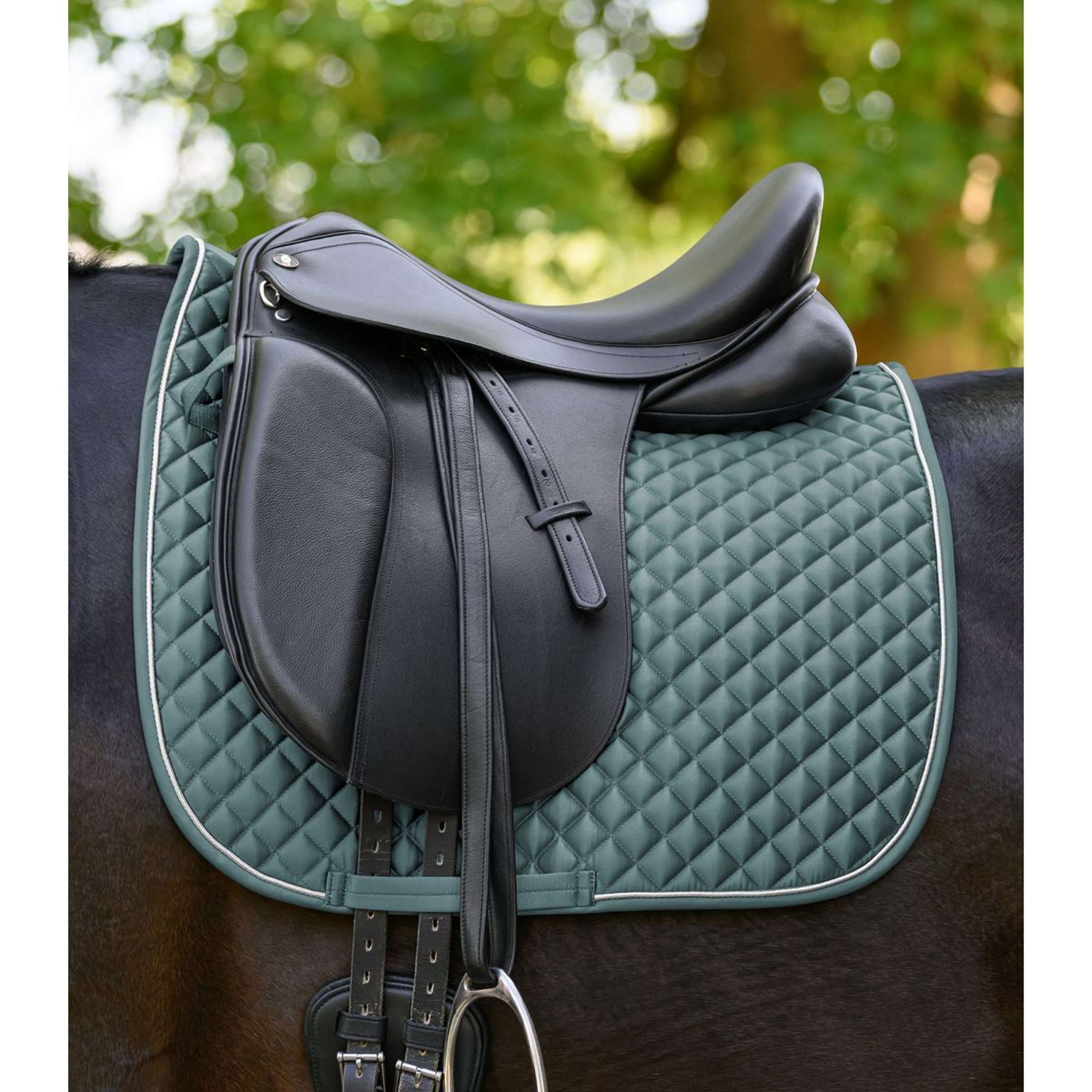 Waldhausen Saddlepad Felix Glam Dressage Pine Green