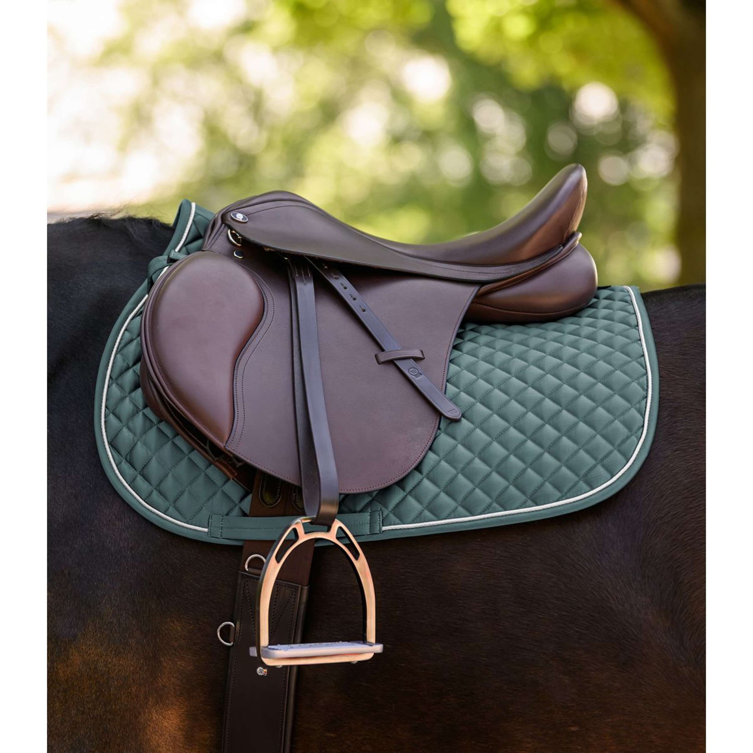 Waldhausen Saddlepad Felix Glam General Purpose Pine Green Waldhausen Saddlepad Felix Glam General Purpose Pine Green